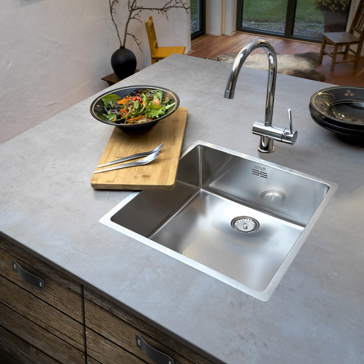 Reginox New York 50x40 Stainless Steel Sink Costco UK