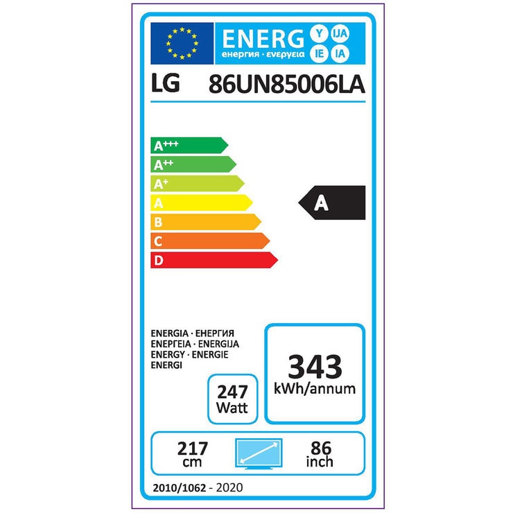 LG 86UN85006LA 86 Inch 4K Ultra HD Smart TV Costco UK