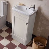 Tavistock Ashby Cloakroom 46.4 cm Floor Mounted Vanity Unit in White