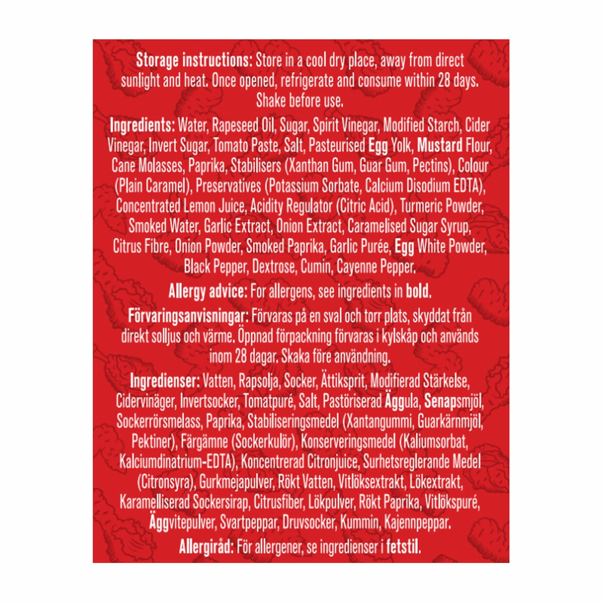 Ingredients info Ingredients info