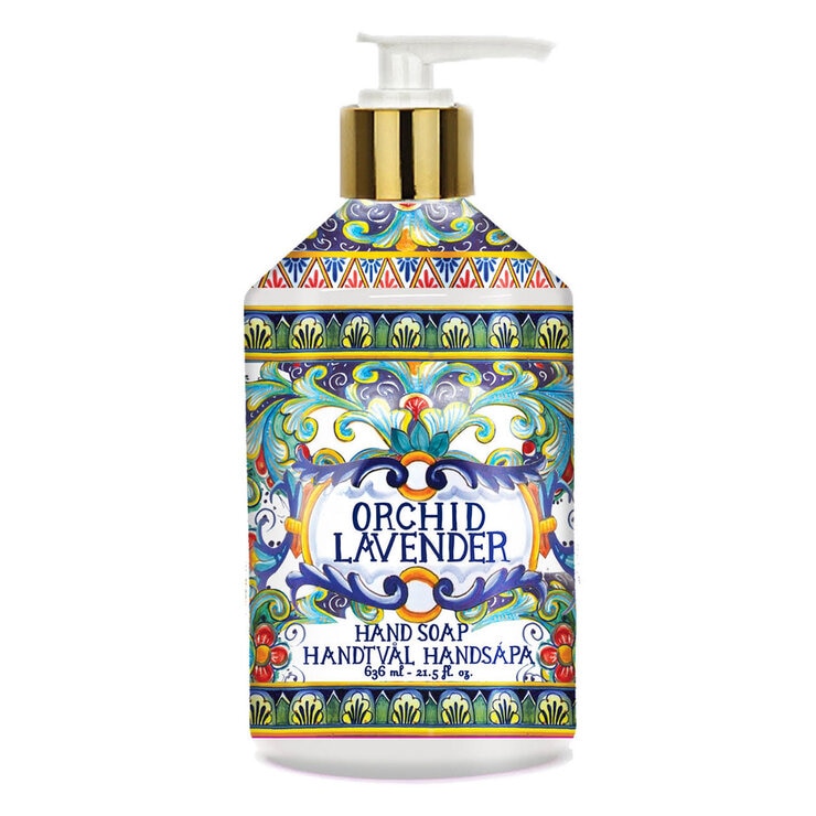 Villa Flora Liquid Soap, Orchid Lavender Villa Flora Liquid Soap, Orchid Lavender