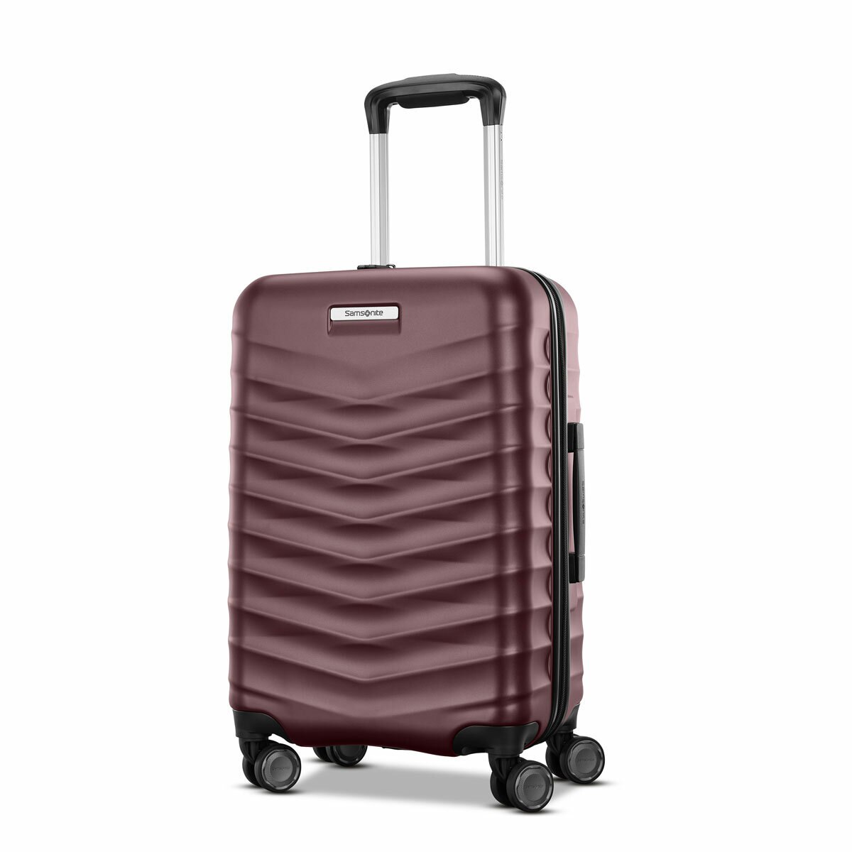 Samsonite Precision DLX 2-piece Hardside Expandable Spinner Luggage Set in Plum Samsonite Precision DLX 2-piece Hardside Expandable Spinner Luggage Set in Plum