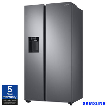 Samsung Series 7 RS68A8820S9/EU Side by Side Fridge Freezer, F Rated in Silver