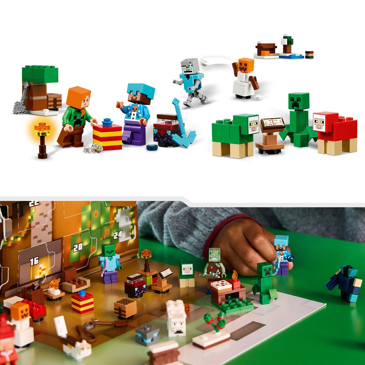 LEGO Minecraft Advent Calendar Model 21280 (7+ Years)