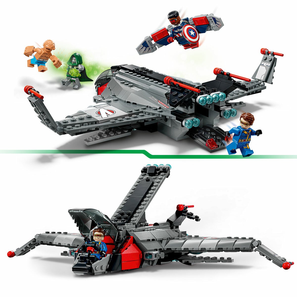 LEGO Super Heroes Avengers: Doomsday Quinjet - Model 76347 (9+ Years)
