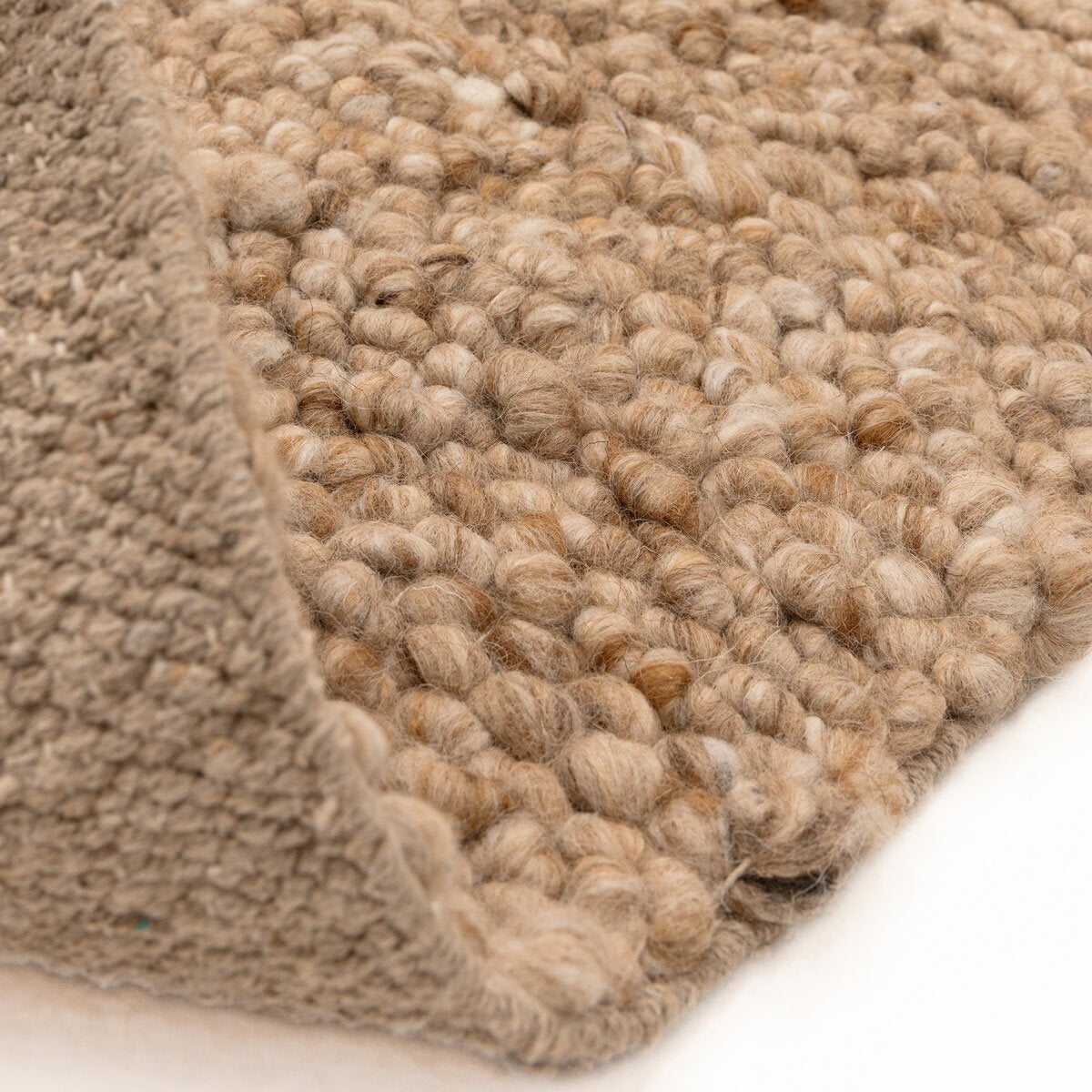 Adler Bouclé Wool Honey Rug, in 3 Sizes