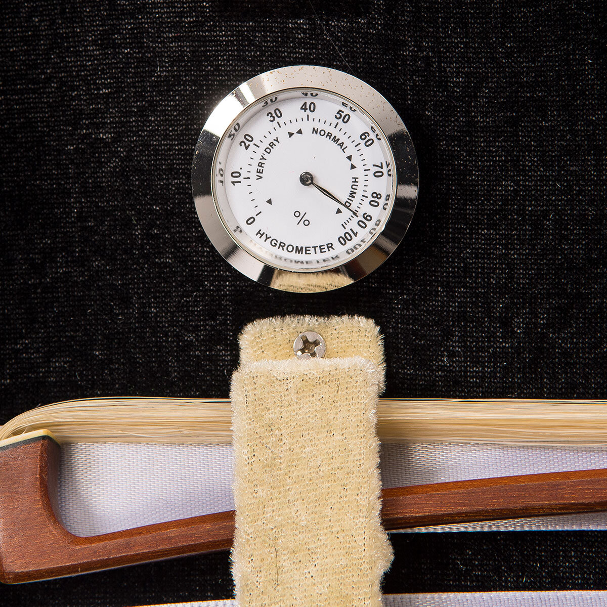 Hygrometer in case
