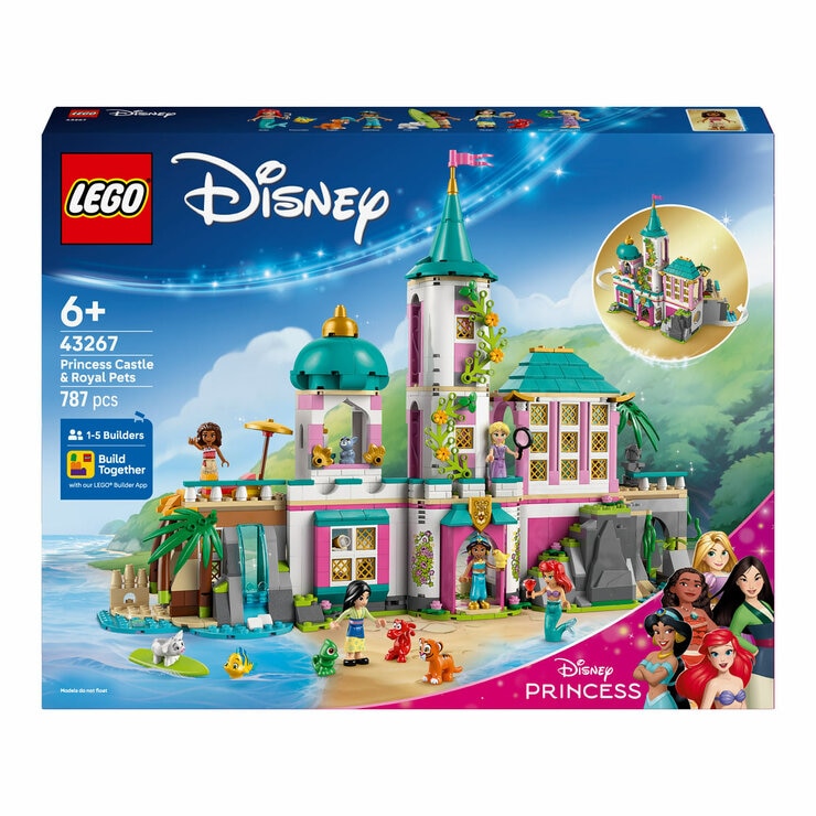 LEGO Disney Princess Castle and Royal Pets - Model 43267 (6+ Years)