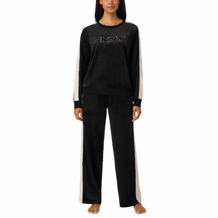 DKNY Women's Plush Lounge Set DKNY Women's Plush Lounge Set