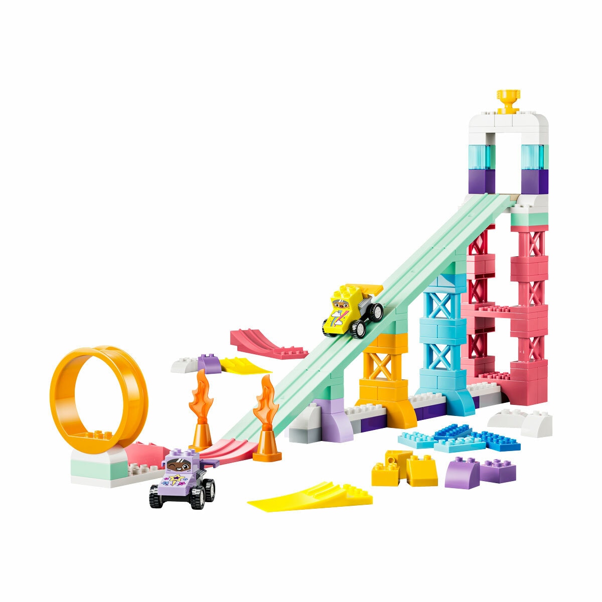 LEGO DUPLO 3 in 1 Creative Ramps with Vehicles - Model 10478 (3+ Years)