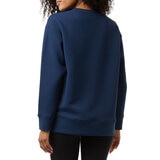 32 Degrees Ladies Sueded Tech Crewneck in Navy