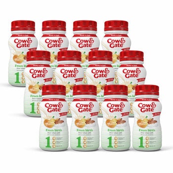 Cow & Gate 1st Milk Ready To Drink, 12 x 200ml Cow & Gate 1st Milk Ready To Drink, 12 x 200ml