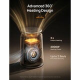 Lifstyle image showing 360 degrees heating design Lifstyle image showing 360 degrees heating design