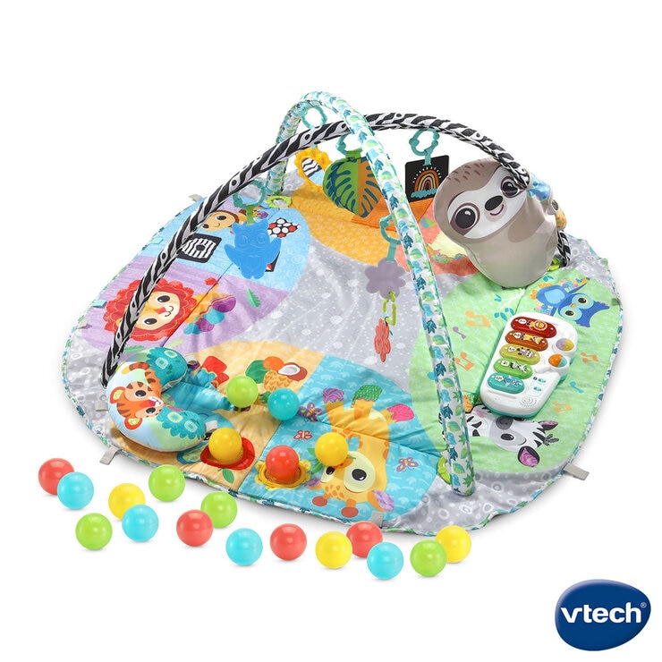 VTech 7-in-1 Touch & Feel Sensory Play Gym (0+ Years) VTech 7-in-1 Touch & Feel Sensory Play Gym (0+ Years)