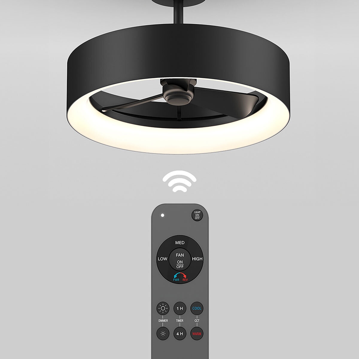 Artika Aiden 24" (61cm) Fan Light with Remote Control