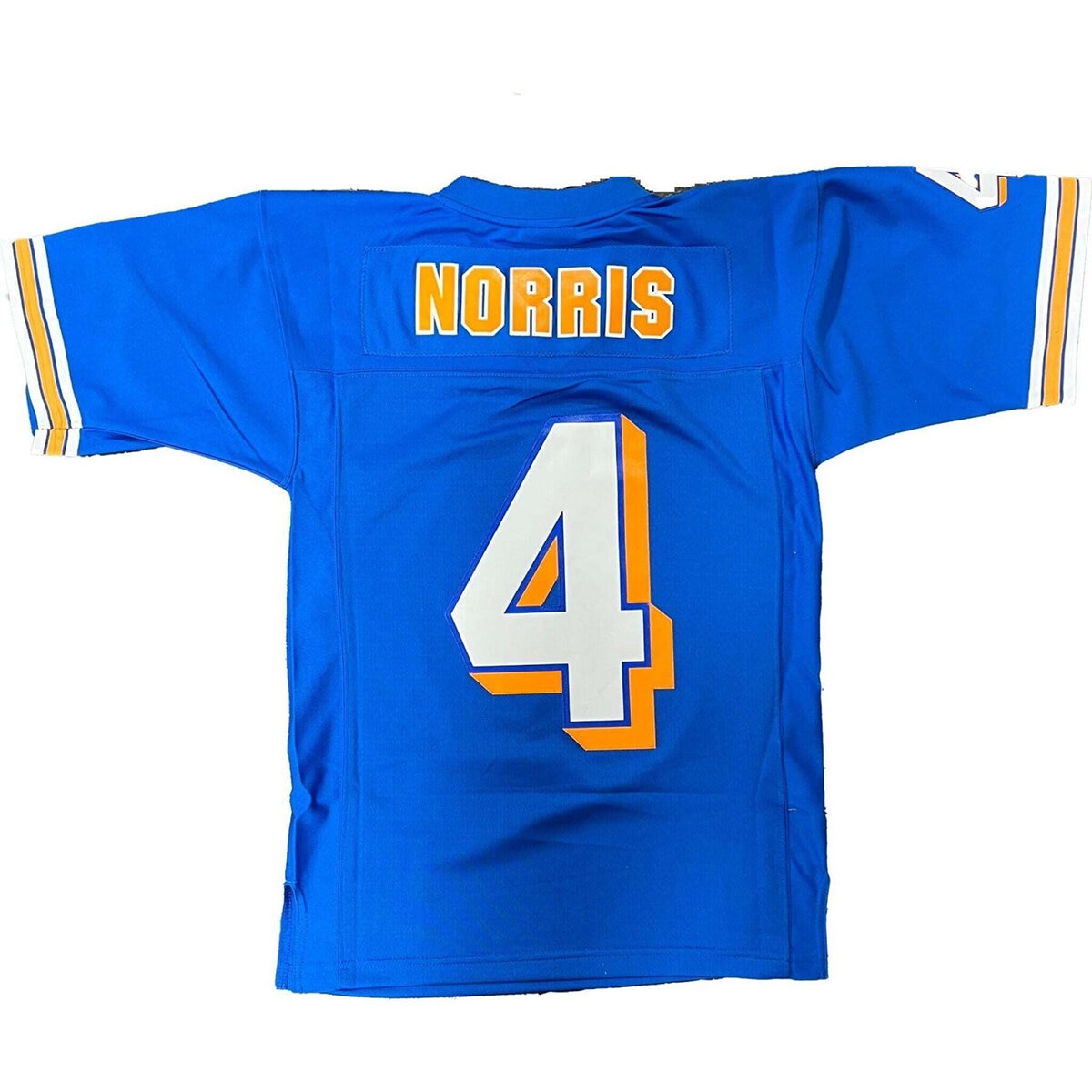 McLaren F1 Men's Mitchell & Ness F1 Lando Norris Football Blue Jersey