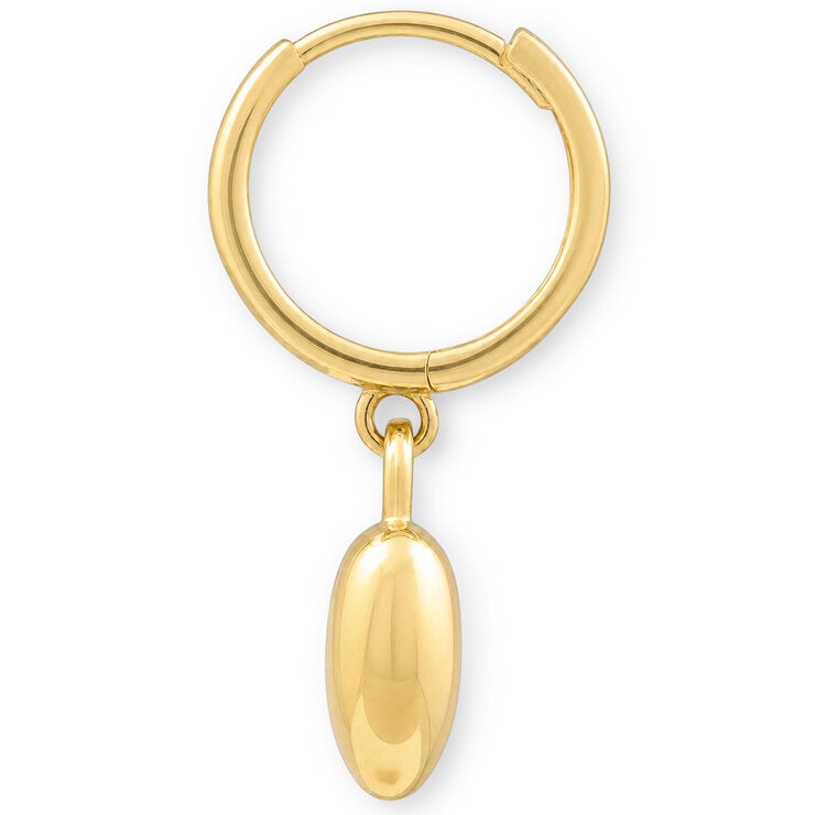 14ct Yellow Gold Heart Drop Earrings 14ct Yellow Gold Heart Drop Earrings