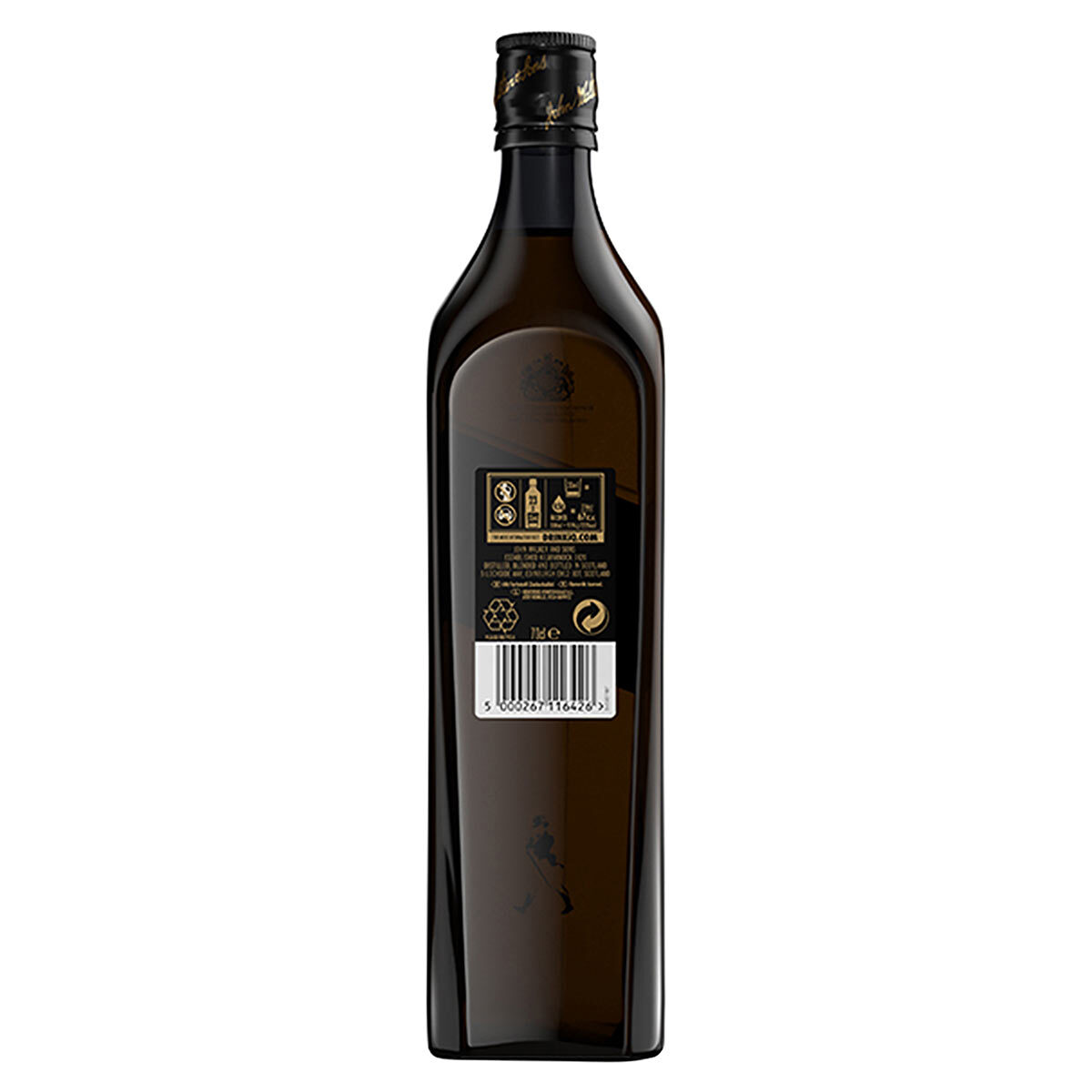 Johnnie Walker Double Black Label Blended Scotch Whisky, 70cl