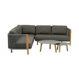 Copenhagen Square Sofa with Duo Round Coffee Table