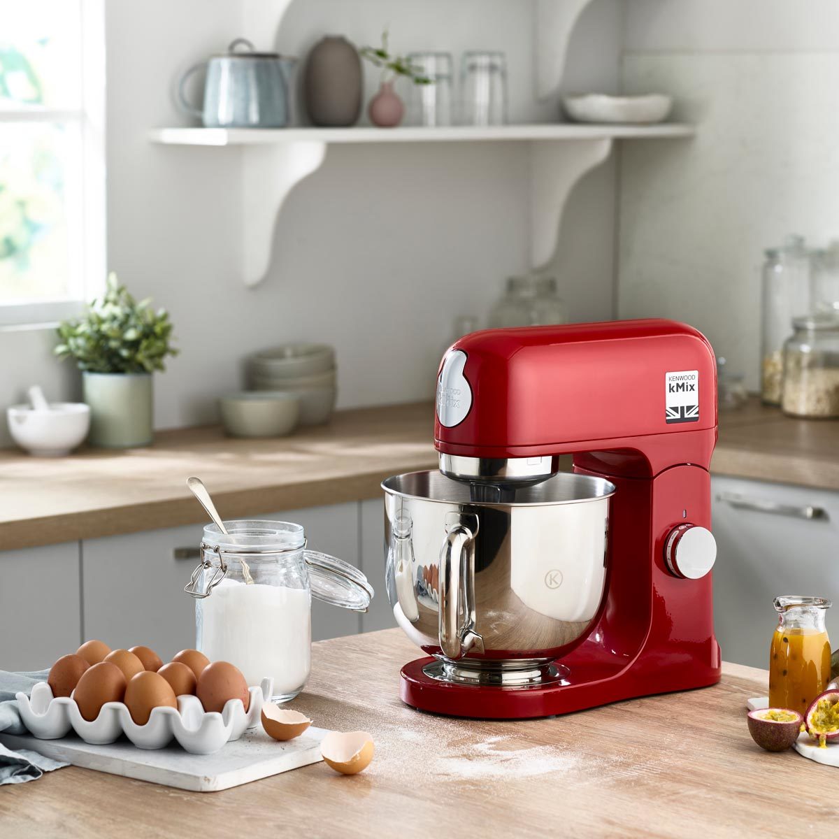 lifestyle image of stand mixer
