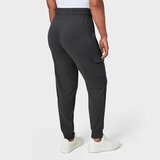 Mondetta Ladies Cargo Cuffed Jogger in Black