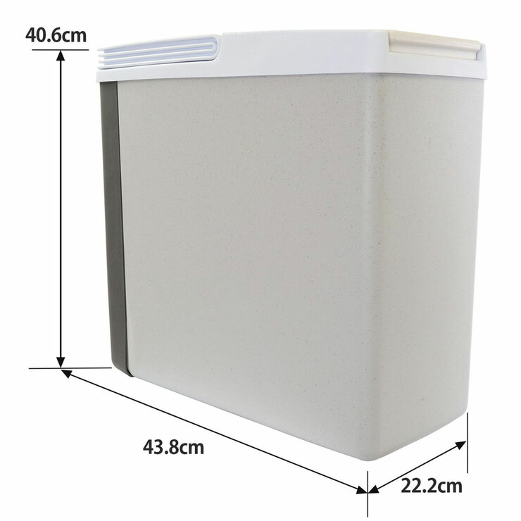 Koolatron 12V Electric Cooler 17L, Cool/Warm Box with Adjustable Strap in Grey