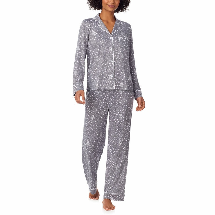 DKNY Women's Notch Collar Pyjama Set DKNY Women's Notch Collar Pyjama Set