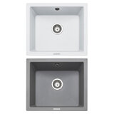 Composite image of paragon sink in two colours