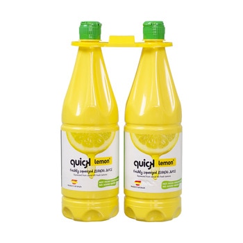 Quicklemon Juice Not From Concentrate, 2 x 1L