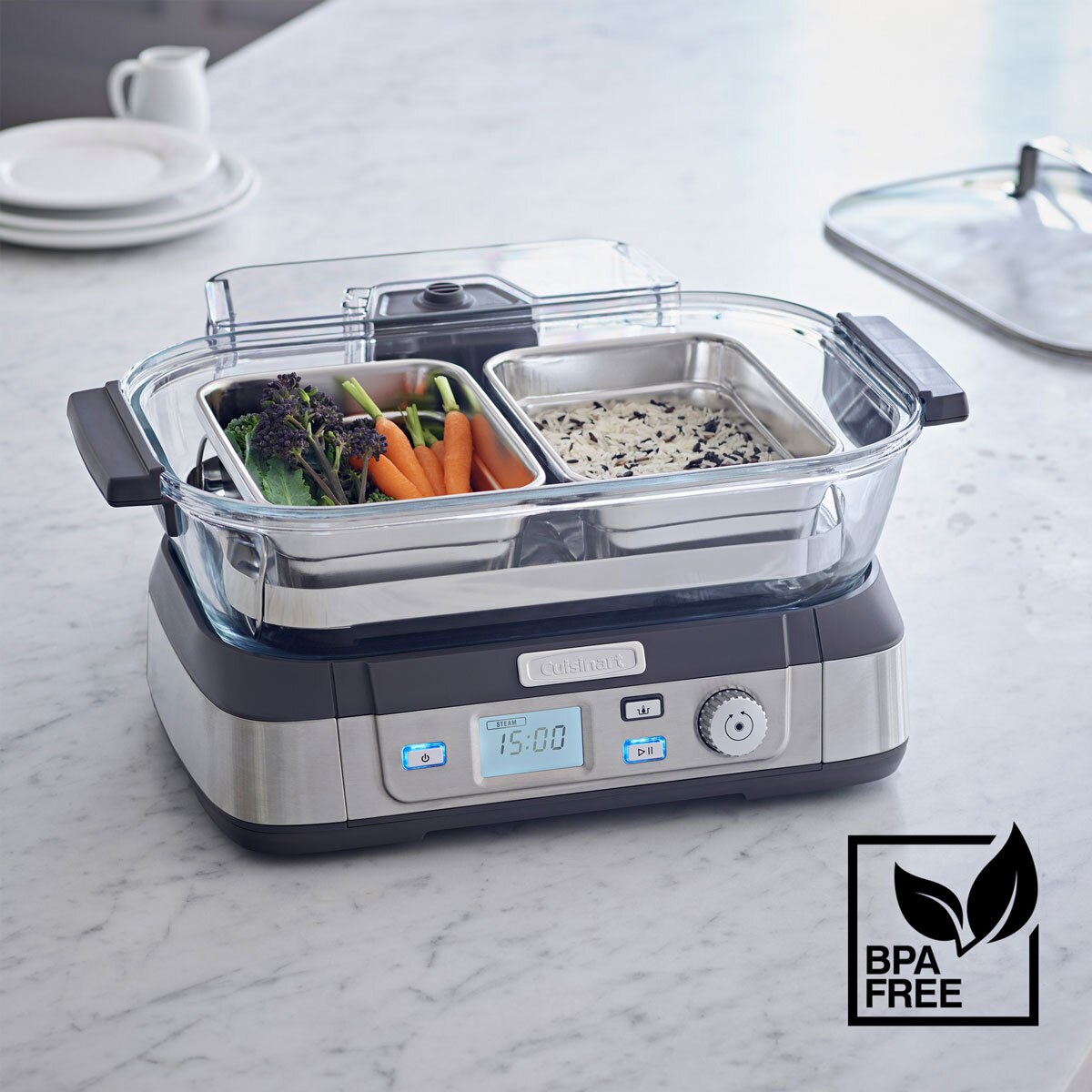 Costco food store steamer