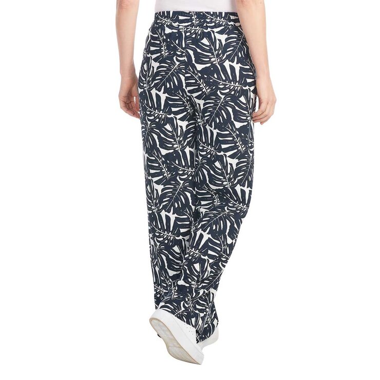 Hilary Radley Wide Leg Pant in Navy