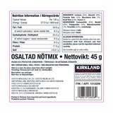 Kirkland Signature Unsalted Mixed Nut Snack Packs, 21 x 45g