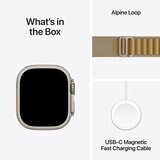 Apple Watch Ultra 2 GPS + Cellular, 49mm Titanium Case with Tan Alpine Loop - Small, MX4E3QA/A Apple Watch Ultra 2 GPS + Cellular, 49mm Titanium Case with Tan Alpine Loop - Small, MX4E3QA/A