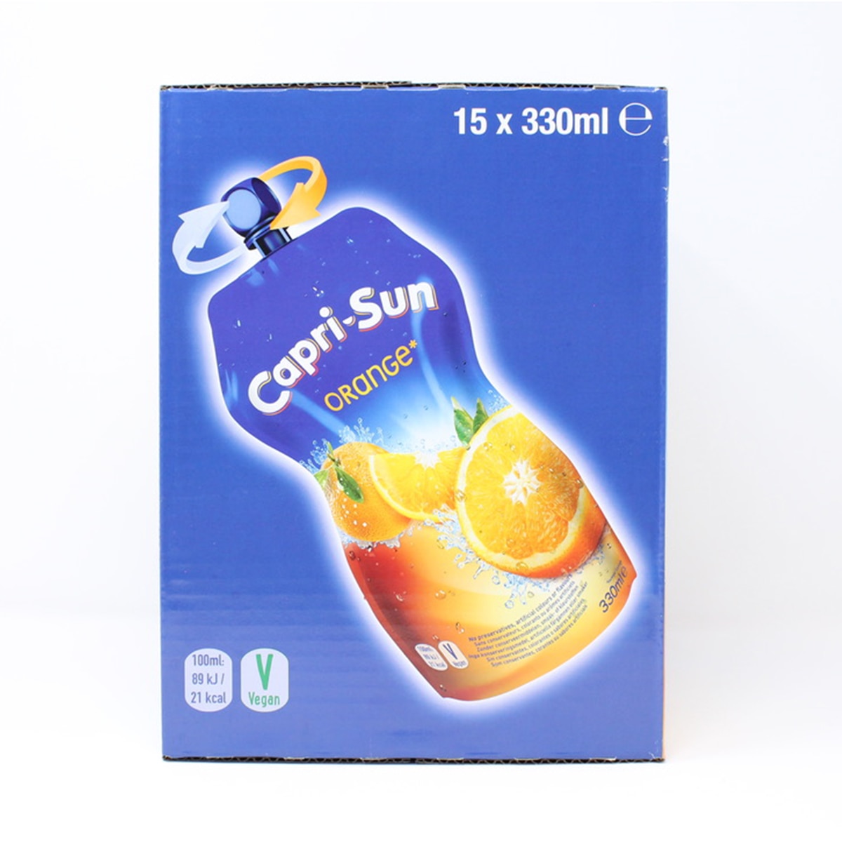 Capri Sun Orange Juice Drink, 15 x 330ml