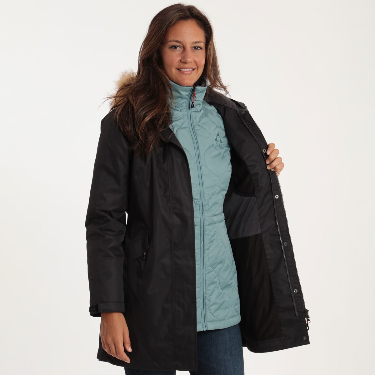 Gerry Women's 3 in 1 Systems Jacket in Black, Extra Large Costco UK