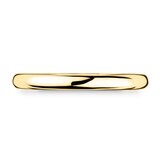 2.5mm Basic Court Wedding band. 18ct Yellow Gold