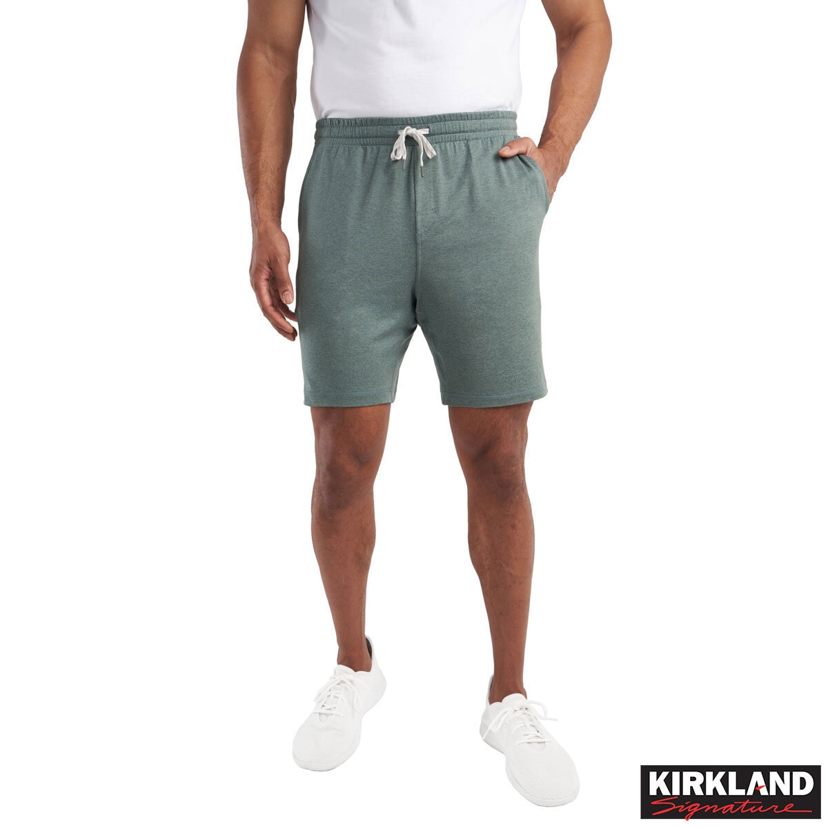 Kirkland Signature Men's Lounge Short in Green