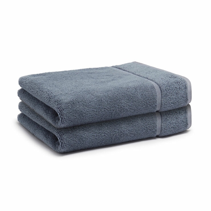 Panda Bamboo & Cotton Hand Towels, 2 Pack, in 3 Colours Panda Bamboo & Cotton Hand Towels, 2 Pack, in 3 Colours