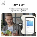 LG GBBSJ2CCPY 375L Fridge Freezer, E Rated in Silver