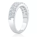 1.50ctw Double Row Diamond Band, Platinum