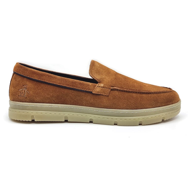Penguin Men's Sueded Loafer in Tan