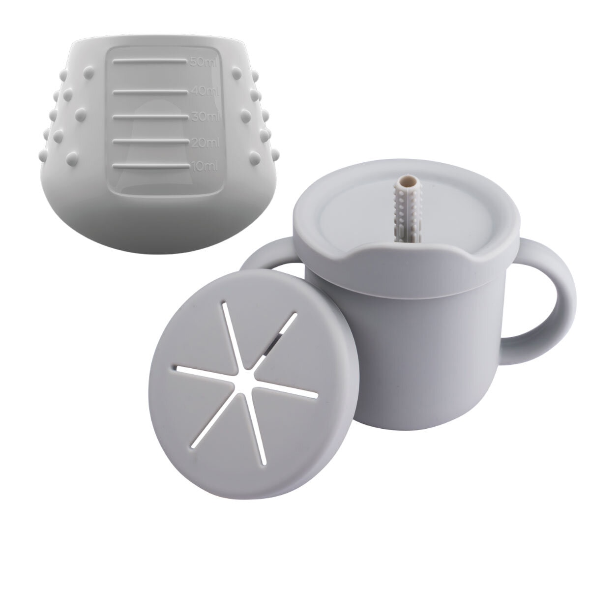 EasyTots Dinky Cup & Sippy Cup Bundle, 2 Pack in 2 Colours