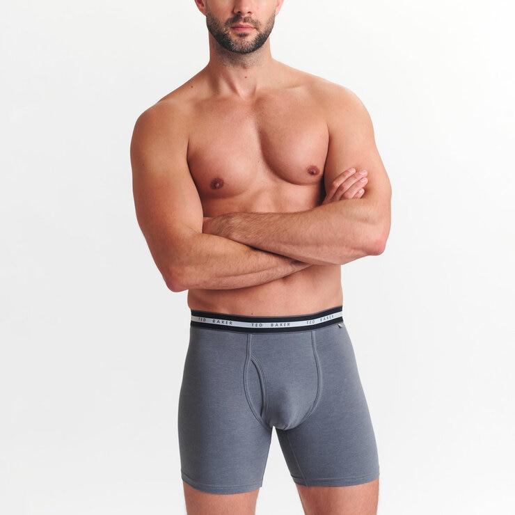 Ted Baker Men's Boxers, 4 Pack in Navy