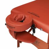 Studio image of the cushioned headrest and armrest