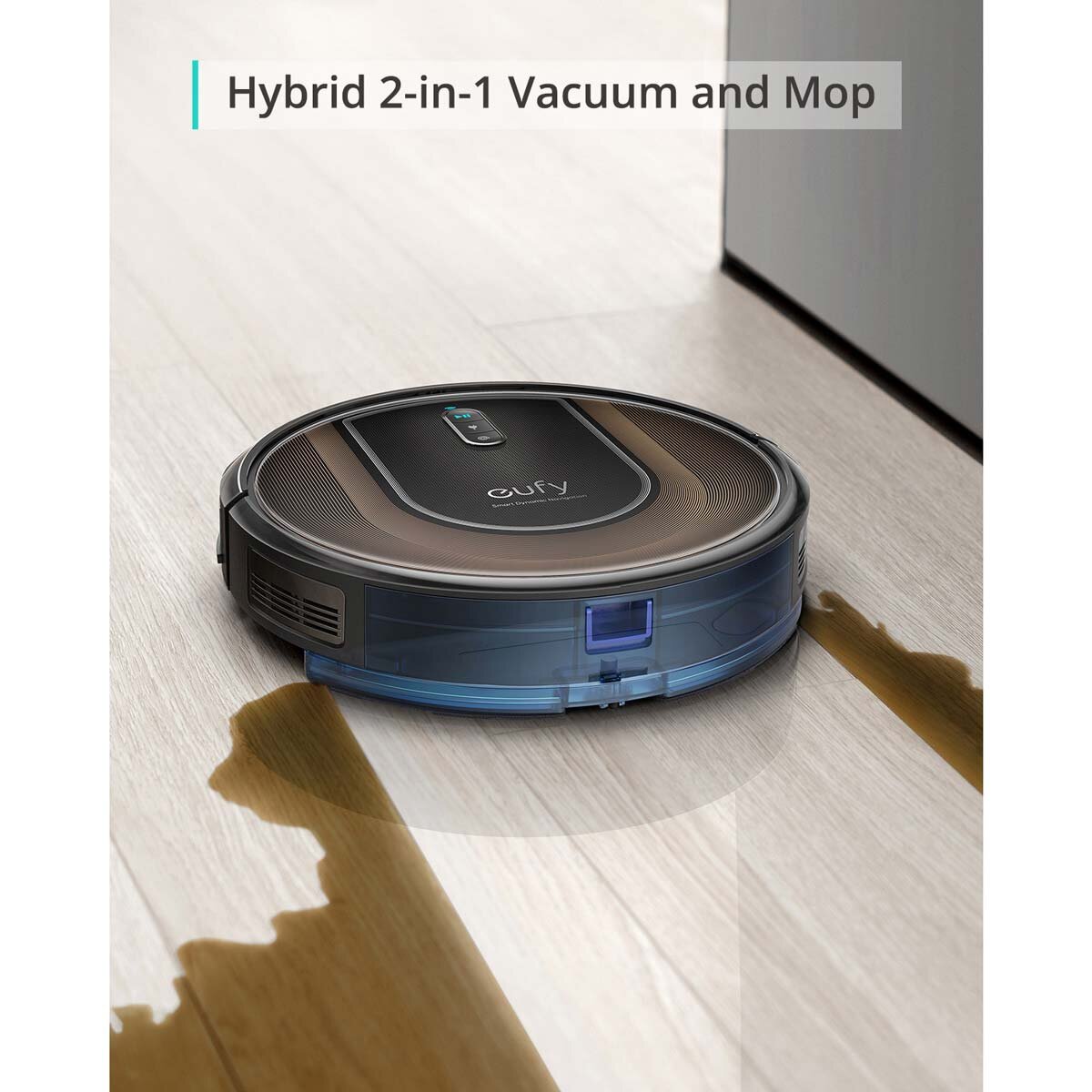 Eufy G30 Hybrid vacuuming liquid spill