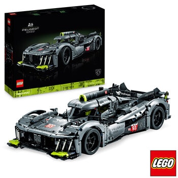 LEGO Technic PEUGEOT 9X8 24H Le Mans Hybrid Hypercar - Model 42156 (18+ Years)
