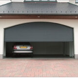 Cardale White Electric Roller Door 77mm up to 5 metres width