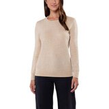 Matty M Cashmere Sweater in Taupe