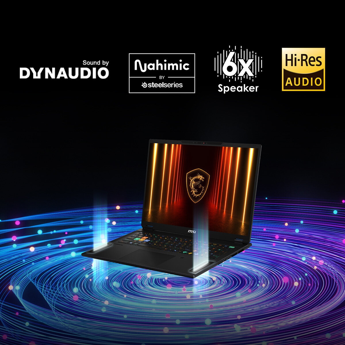 MSI Stealth, AMD Ryzen AI9, 32GB RAM, 2TB SSD, NVIDIA GeForce RTX 5070Ti, 18 Inch Gaming Laptop