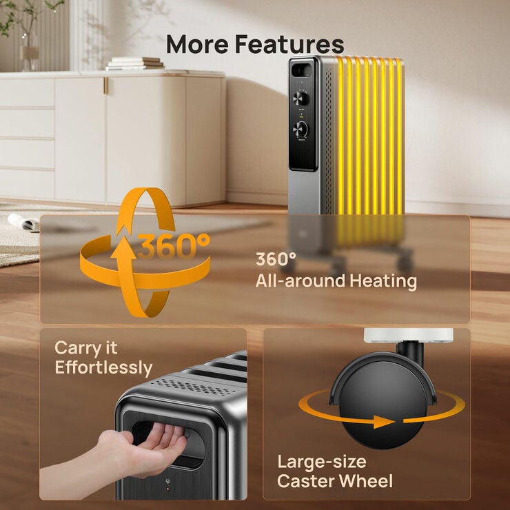 Lifestyle image of radiator features Lifestyle image of radiator features